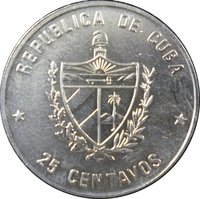 25 Centavos obverse