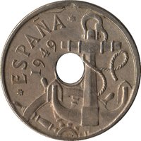 50 Centimos obverse