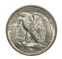 ½ Dollar reverse
