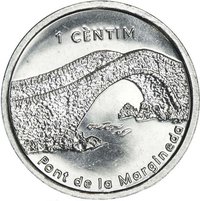 1 Cèntim reverse