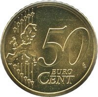 50 Euro Cents reverse