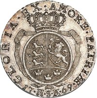 ¼ Speciedaler reverse