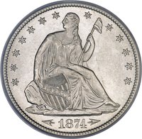 ½ Dollar obverse