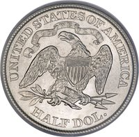 ½ Dollar reverse