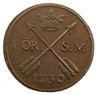 1 Öre reverse