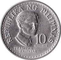 10 Sentimos obverse