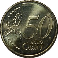 50 Euro Cents reverse