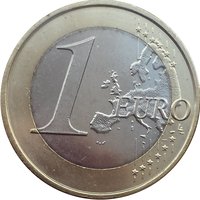 1 Euro reverse