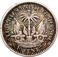 10 Centimes reverse