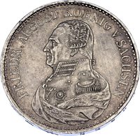 4⁄3 Saxon thaler obverse