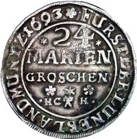 24 Mariengroschen reverse