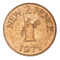 2 Pence reverse