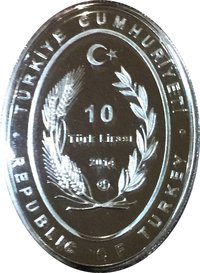 10 Lira obverse
