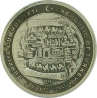 20 Lira obverse
