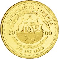 25 Dollars obverse