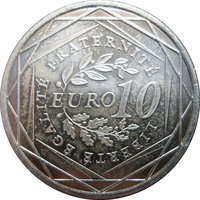 10 Euro reverse