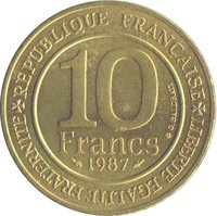 10 Francs obverse