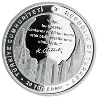 20 Lira obverse