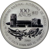 10 Pesos reverse