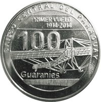 100 Guaraníes reverse