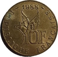 10 Francs obverse