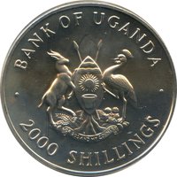 2000 Shillings obverse