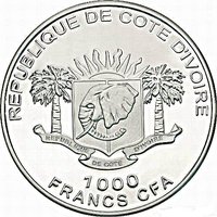 1000 Francs CFA obverse