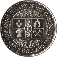 5 Dollars reverse