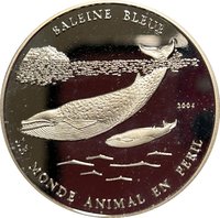 1000 Francs CFA reverse