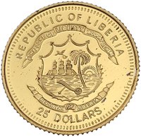 25 Dollars obverse