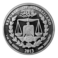 1000 Shillings obverse