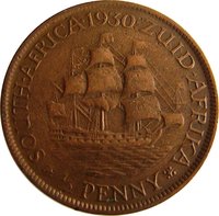 ½ Penny reverse