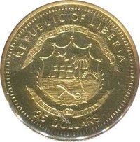 25 Dollars obverse