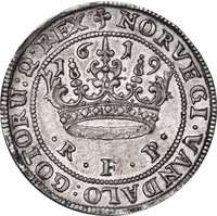 1 Krone reverse