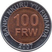 100 Francs reverse