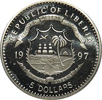 5 Dollars obverse
