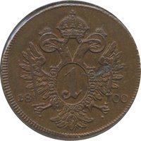 1 Kreuzer reverse