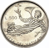 500 Lire reverse