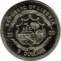 5 Dollars obverse