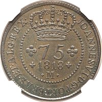 75 Réis obverse