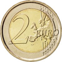 2 Euro reverse
