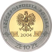 10 Zlotys obverse