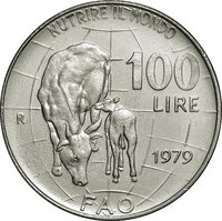 100 Lire reverse