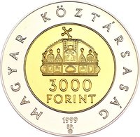 3000 Forint obverse