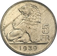 5 Francs obverse