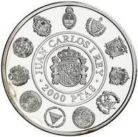 2000 Pesetas obverse