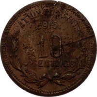 10 Centavos reverse