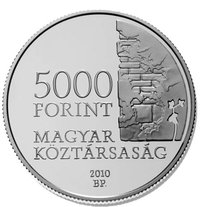 5000 Forint obverse