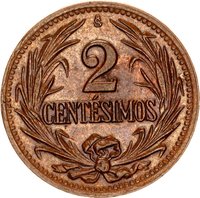 2 Centésimos reverse