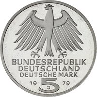 5 Deutsche Mark obverse